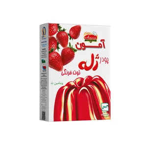 پودر ژله توت فرنگی آمون - 100 گرم 