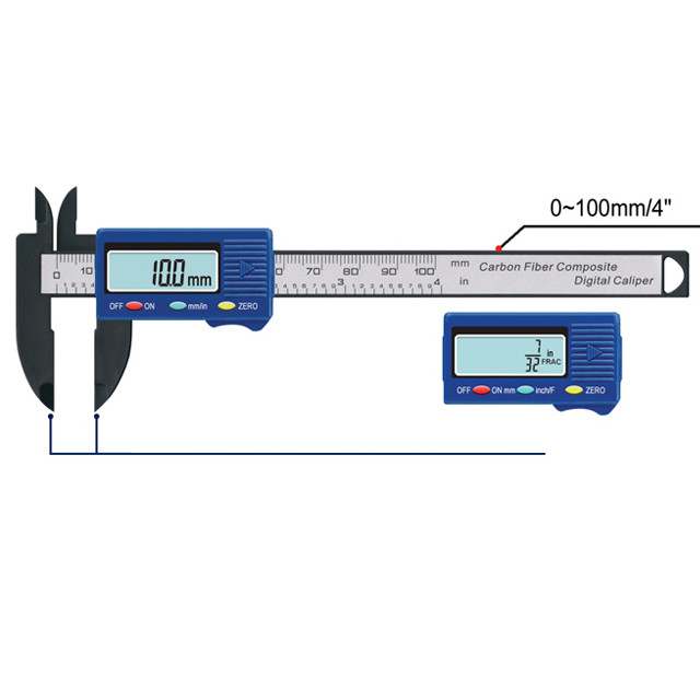 کولیس دیجیتال مدل Carbon گستره 0-100 میلی متر