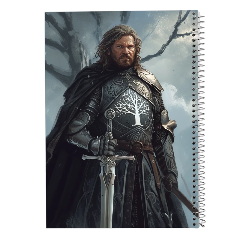 دفتر مشق 50 برگ مدوپد مدل بازی تاج و تخت GOT کد DF14329