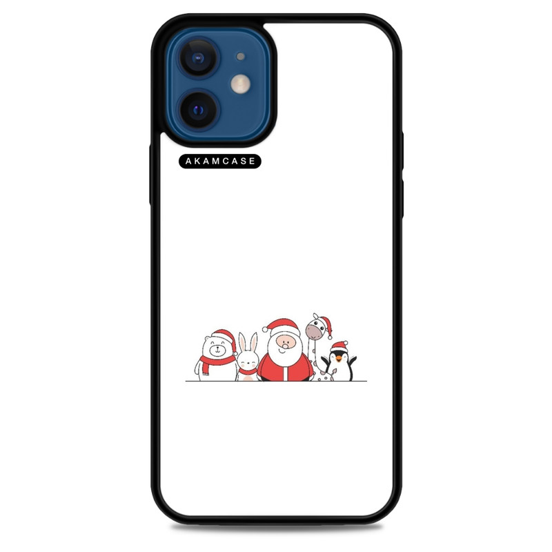 کاور آکام مدل AMCWA12M-CHRISTMAS16 مناسب برای گوشی موبایل اپل iPhone 12 Mini
