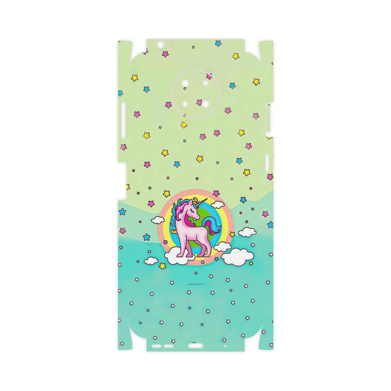 برچسب پوششی ماهوت مدل Rainbow unicorn adventure-FullSkin مناسب برای گوشی موبایل نوکیا G10