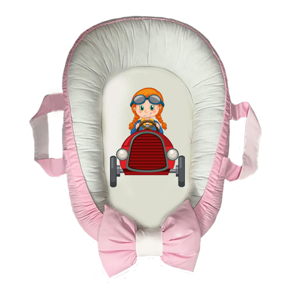 سرویس خواب سه تکه نوزاد مدل گارد محافظ دار طرح ماشین قدیم کد 096