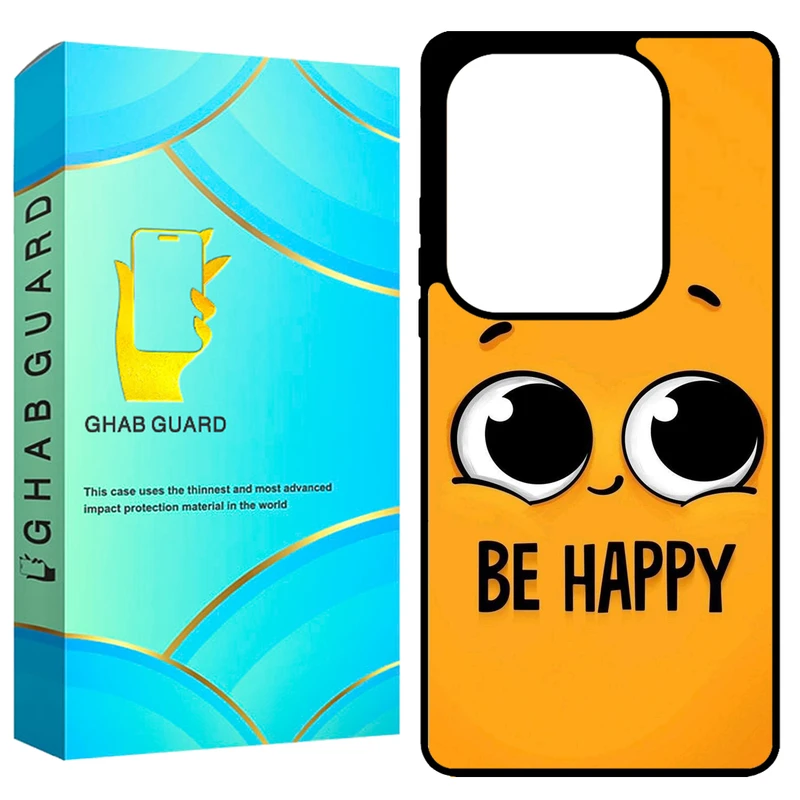 کاور قاب گارد طرح خوشحال مدل GCHPN13P مناسب برای گوشی موبایل شیائومی Redmi Note 13 Pro 4G / Poco M6 Pro 4G