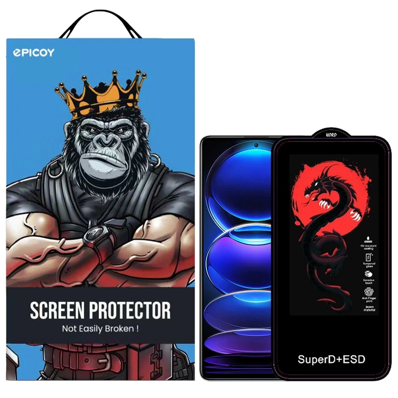محافظ صفحه نمایش اپیکوی مدل Dragon ESD مناسب برای گوشی موبایل شیائومی Redmi Note 12 Pro Plus / Note 12 Turbo / Note 12 Pro / Note 12 5G / Note 12 4G / Note 12 (China)