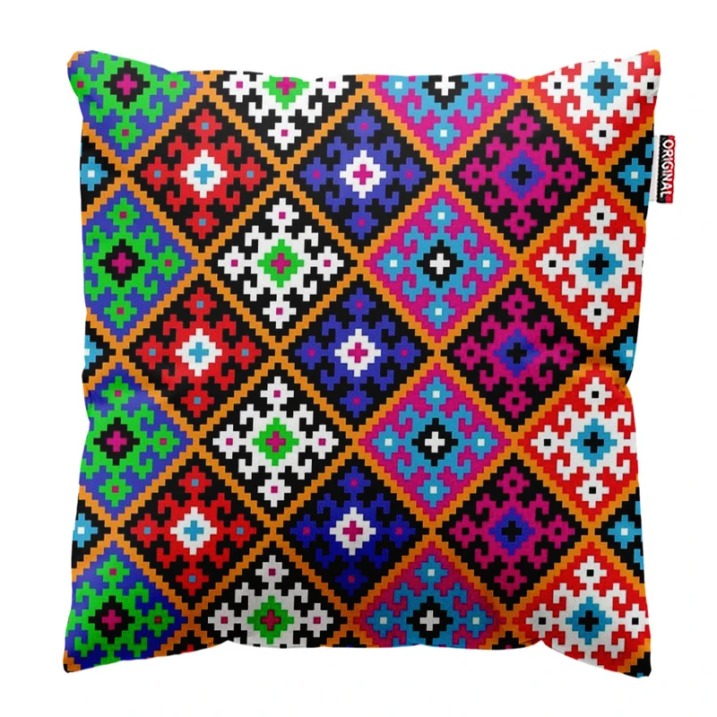 کوسن پاد آفرین طرح سنتی کلاسیک کد 2994 سایز 40*40 سانتی متر