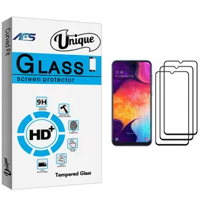 AFS Unique Glass Screen Protector For Samsung Galaxy A50 Pack Of 3
