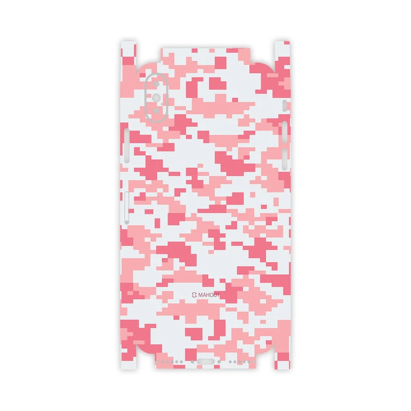 برچسب پوششی ماهوت مدل Army-Pink-pixel-FullSkin مناسب برای گوشی موبایل اپل iPhone X