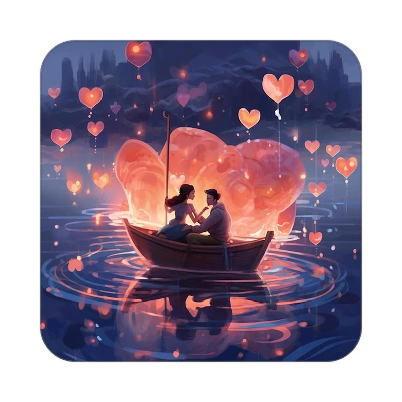 زیر لیوانی کاکتی مدل عاشقانه کد mp13150