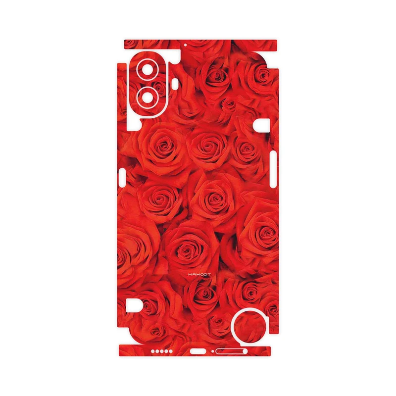برچسب پوششی ماهوت مدل Red_Flower-FullSkin مناسب برای گوشی موبایل ناتینگ CMF Phone 1