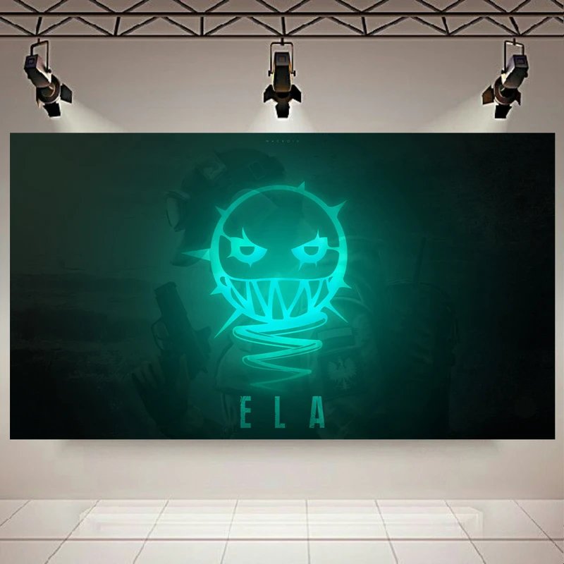 تابلو بوم طرح Game مدل Rainbow six siege (ELA) کد AR4710