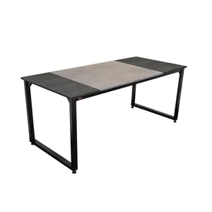 میز ناهارخوری هشت نفره دیزم مدل مونتاژی LNC_asm_180×90_Tri_BAGR