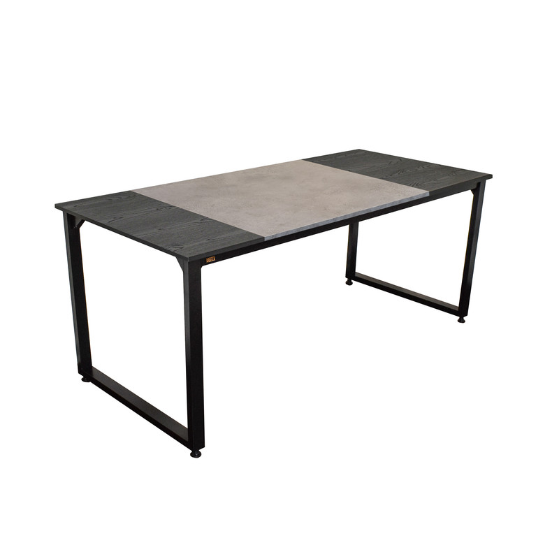 میز ناهارخوری شش نفره دیزم مدل مونتاژی LNC_asm_160×80_Tri_BAGR