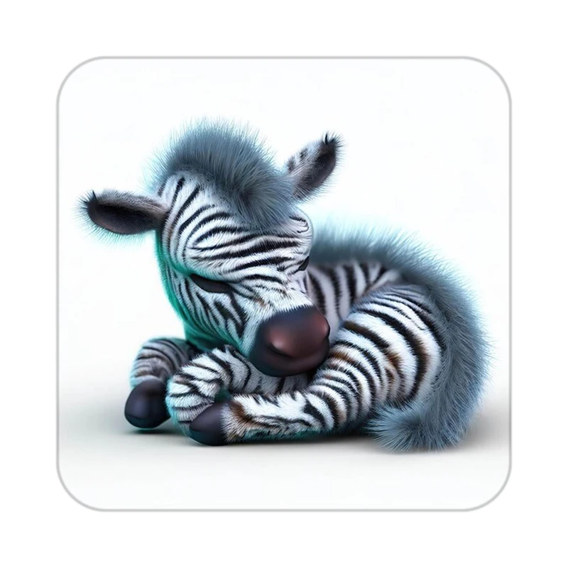 زیر لیوانی کاکتی طرح حیوانات کارتونی مدل mp28868