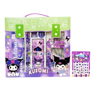 بسته لوازم تحریر مدل کرومی مجموعه 16 عددی 