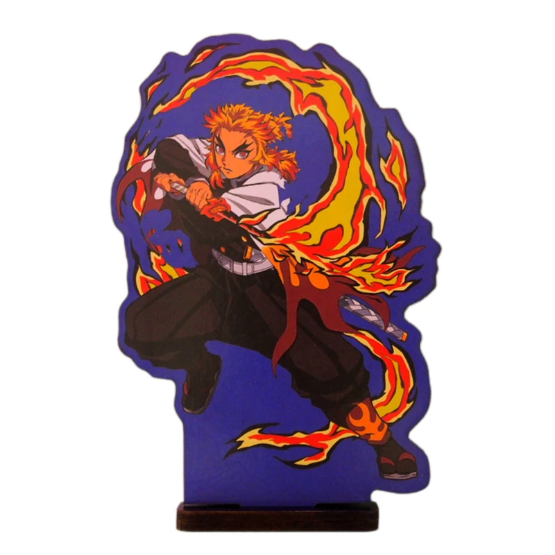استند رومیزی تزیینی طرح انیمه مدل demon slayer kyojuro rengoku