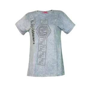 بلوز آستین کوتاه زنانه مدل زاپدار 21