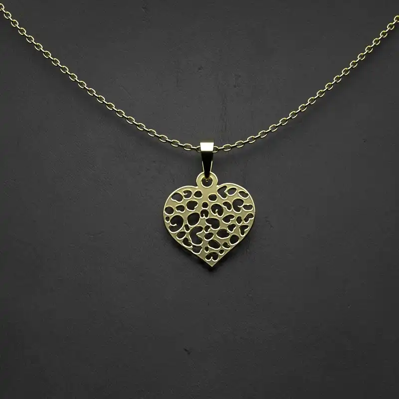 گردنبند طلا 18 عیار زنانه مدوپد مدل تخم مرغ کد CA10441