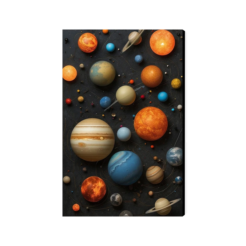 تابلو شاسی عرش مدل فانتزی منظره فضا و کهکشان کد As5280