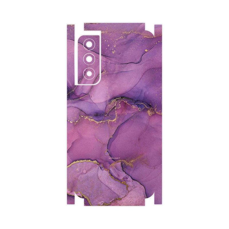 برچسب پوششی ماهوت مدل Purple Marble-FullSkin مناسب برای گوشی موبایل سامسونگ Galaxy S21 FE 5G