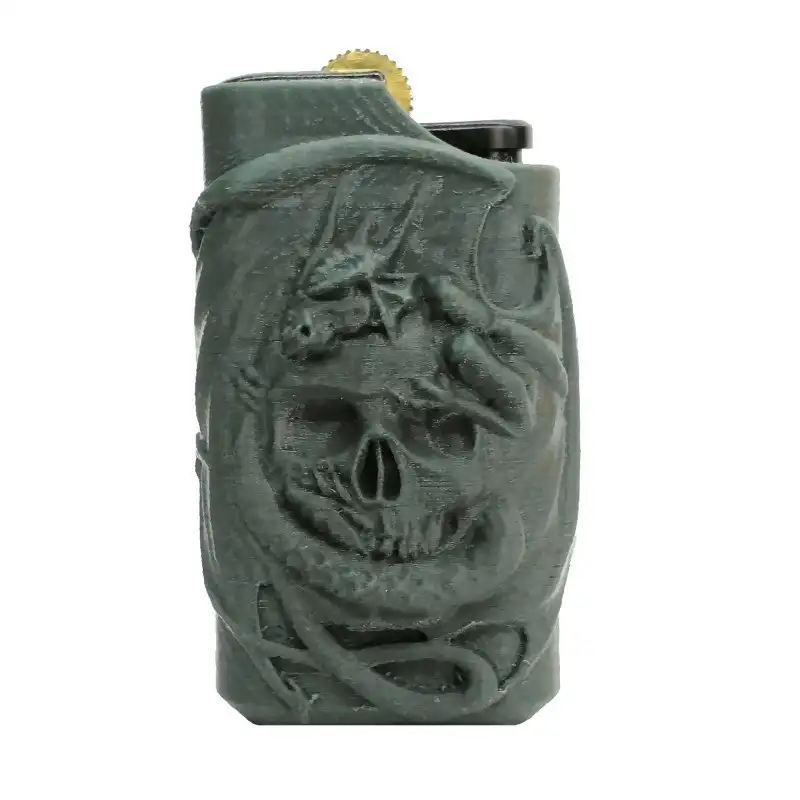 فندک مدل اسکلت و اژدها برجسته کد 1020 2.2.4