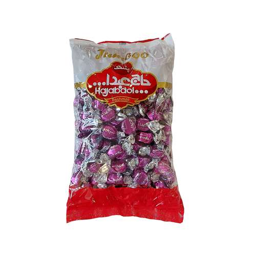 پشمک لقمه ای توت فرنگی فله حاج عبدالله - 2500 گرم