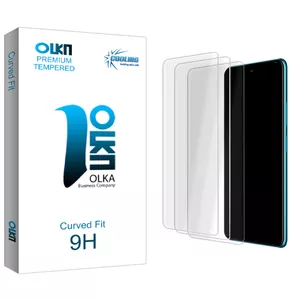 محافظ صفحه نمایش شیشه ای کولینگ مدل Olka Glass MIX مناسب برای گوشی موبایل سامسونگ Galaxy A51 5G \ A52 5G \ A53 5G \ M31s \ S20 FE \ S21 FE \ A52s \ A53s بسته سه عددی