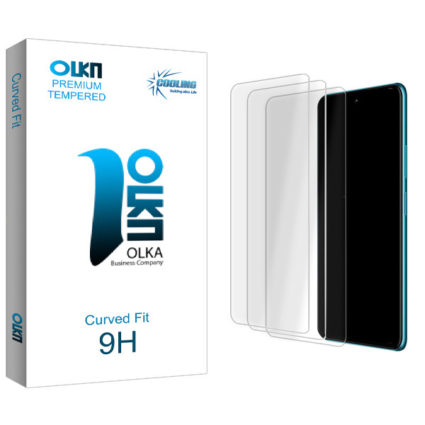 تصویر محافظ صفحه نمایش شیشه ای کولینگ مدل Olka Glass MIX مناسب برای گوشی موبایل شیائومی 11T  11T Pro بسته سه عددی