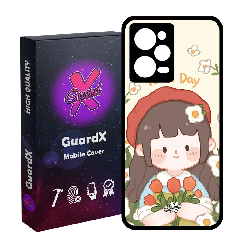 کاور گارد ایکس طرح Girl مدل Glass10633 مناسب برای گوشی موبایل شیائومی Redmi Note 12 Pro 5G/Poco X5 Pro 5G/Note 12 Pro Pro speed