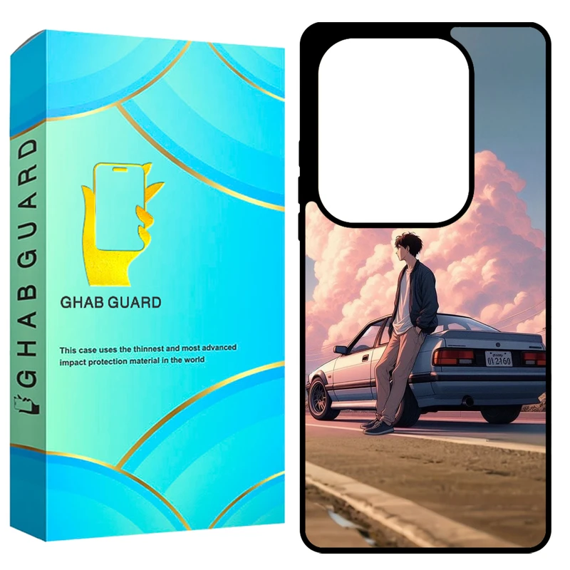 کاور قاب گارد طرح ماشین مدل GCHPN13P مناسب برای گوشی موبایل شیائومی Redmi Note 13 Pro 4G / Poco M6 Pro 4G