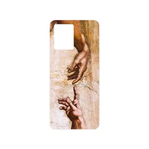 MAHOOT The Creation of Adam of MichelAnge Cover Sticker for Oppo Reno 8 4G