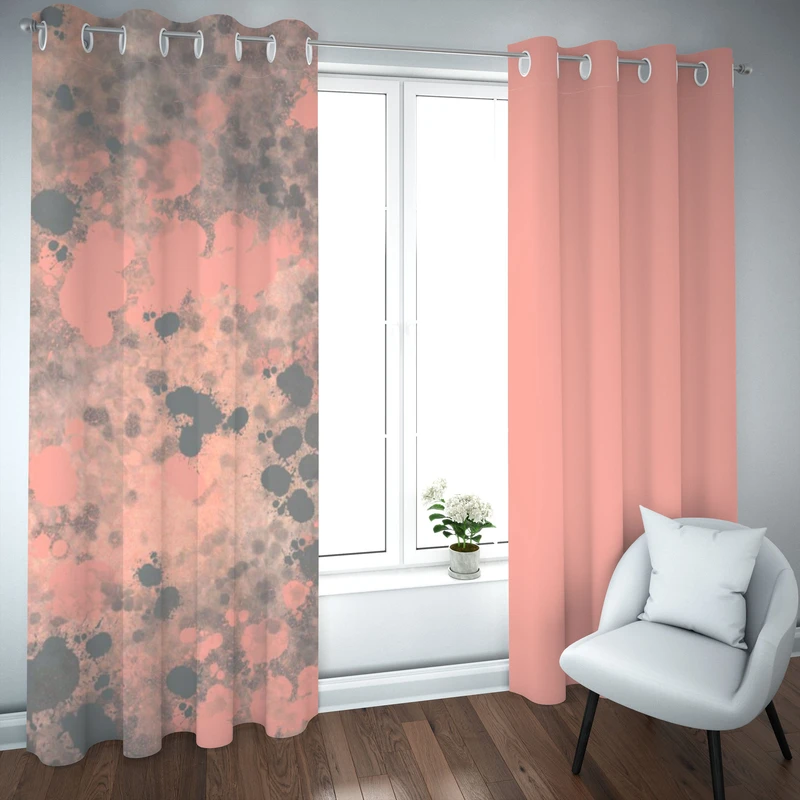 پرده مدل چاپی هازان سایز 300×150 سانتی متر 