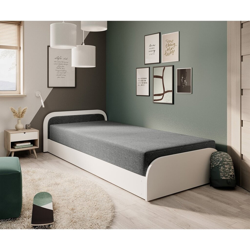 تخت خواب ملامینه یک و نیم نفره مدل S-888 سایز 200×120 سانتی‌متر