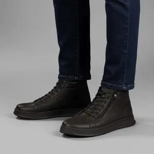 نیم بوت مردانه مدل Moscow کد pu