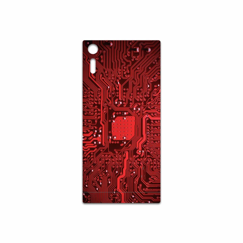 برچسب پوششی ماهوت مدل Red Printed Circuit Board مناسب برای گوشی موبایل سونی Xperia XZ