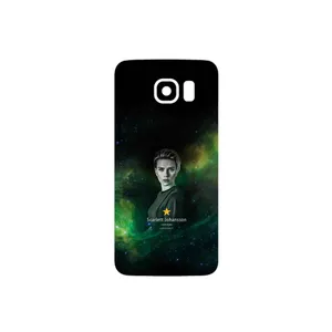 MAHOOT Scarlett Johansson Cover Sticker for Samsung Galaxy S6