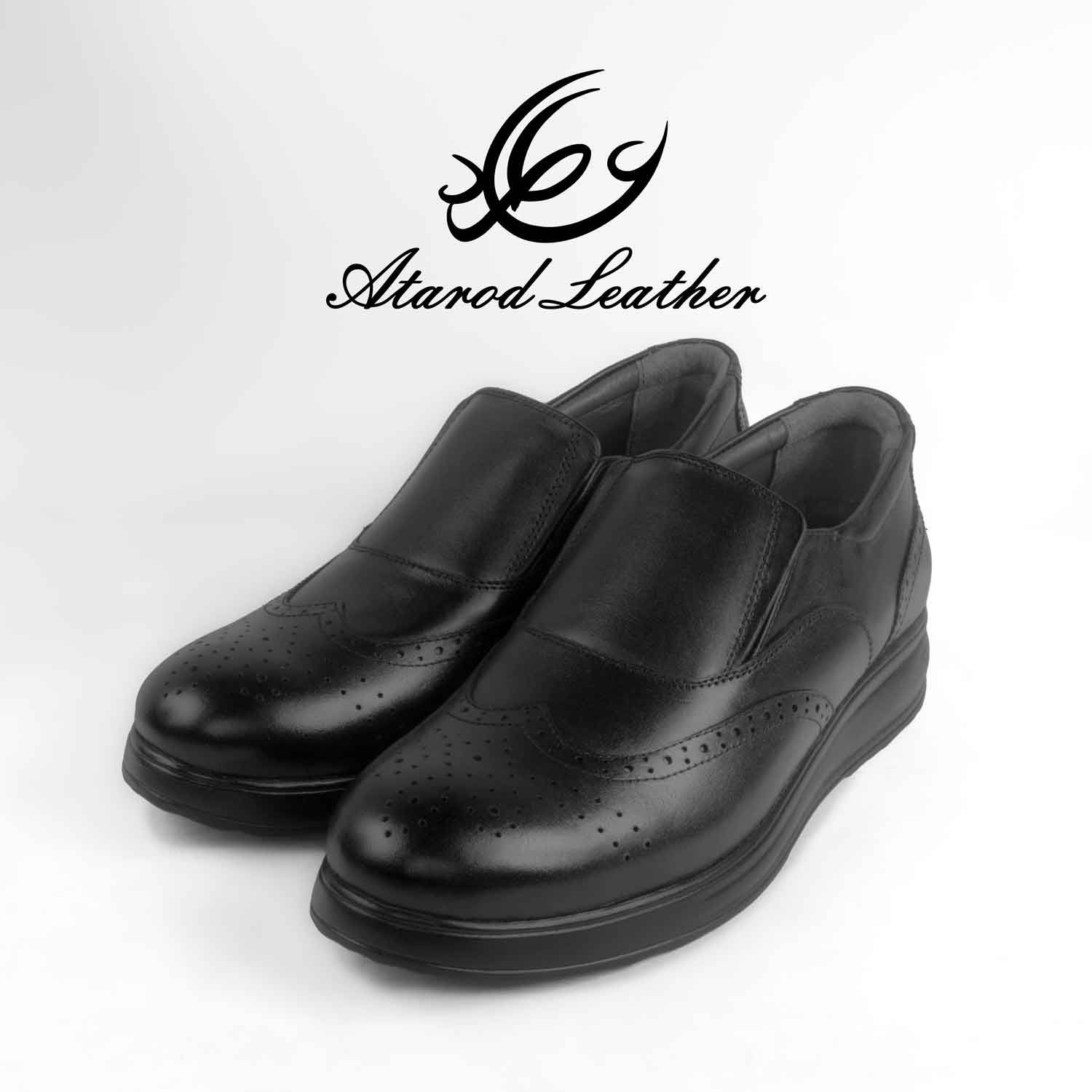 کفش روزمره مردانه چرم عطارد مدل چرم طبیعی کد SH61 -  - 6