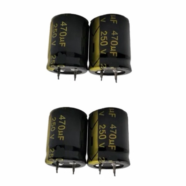 خازن الکترولیت مدل 470 میکروفاراد 250 ولت بسته 4 عددی