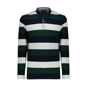 پولوشرت مردانه ال سی وایکیکی مدل 0SL789Z8-LFL-DARKGREENSTRIP