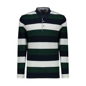 پولوشرت مردانه ال سی وایکیکی مدل 0SL789Z8-LFL-DARKGREENSTRIP