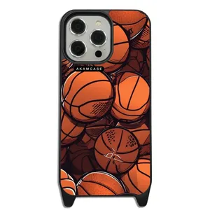 AKAM AMC-WLA15PROMAX-BASKETBALL8 Cover For Apple iPhone 15 Pro Max