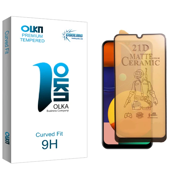 محافظ صفحه نمایش سرامیکی مات کولینگ مدل Olka Glass مناسب برای گوشی موبایل سامسونگ Galaxy A22 4G / Galaxy M31 / Galaxy A20