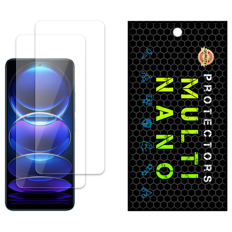 محافظ صفحه نمایش مولتی نانو مدل X-S2N مناسب برای گوشی موبایل شیائومی Redmi Note 12 5G China بسته دو عددی