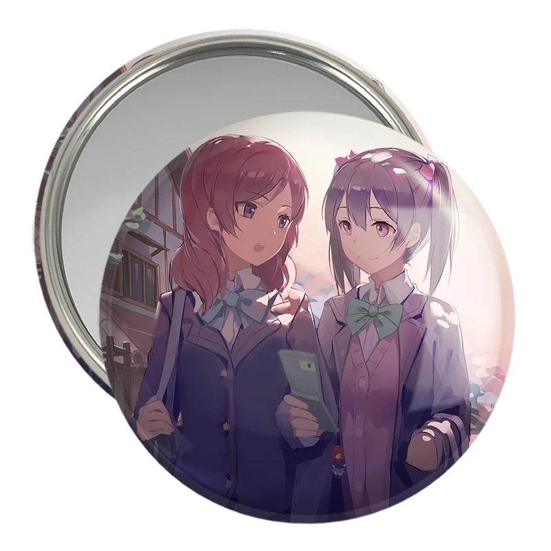 آینه جیبی خندالو مدل نیکو و ماکی انیمه لاو لایو Love Live  کد 18262