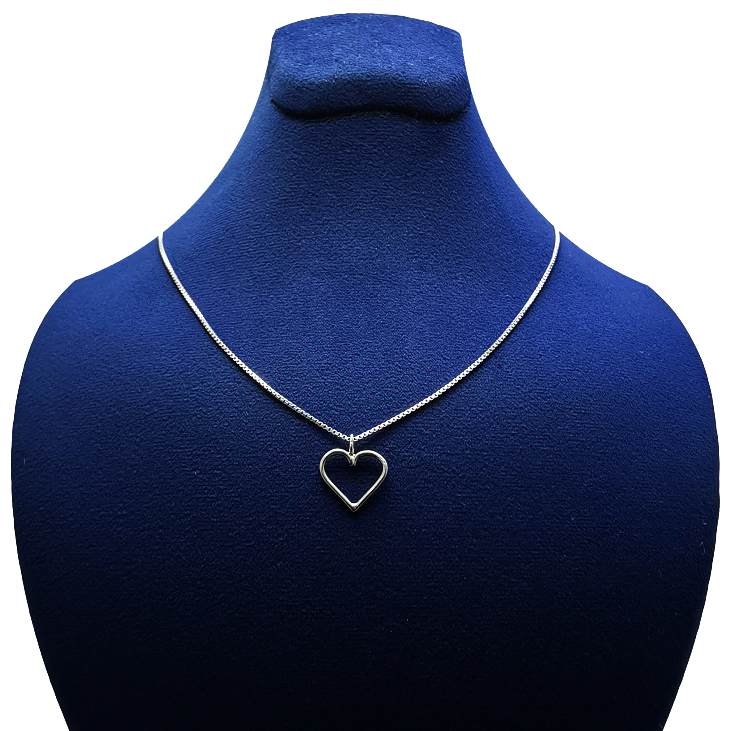 گردنبند نقره زنانه مدل قلب کد Q003