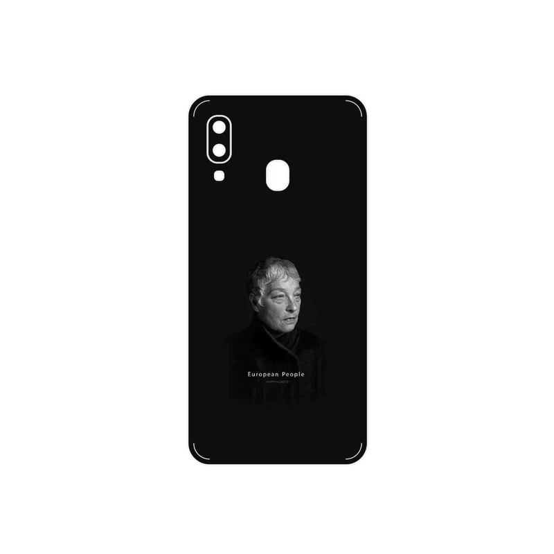 برچسب پوششی ماهوت مدل Portrait of a European Woman مناسب برای گوشی موبایل سامسونگ Galaxy A40