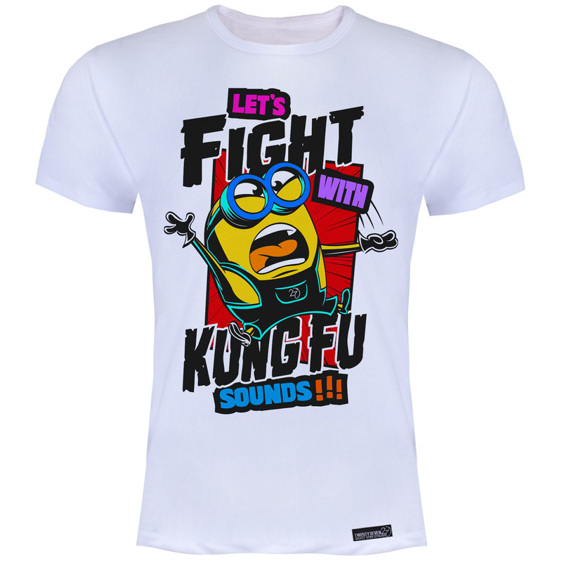 تی شرت آستین کوتاه مردانه 27 مدل Lets Fight کد MH1400
