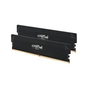 رم دسکتاپ DDR5 دو کاناله 6400 مگاهرتز CL38 کروشیال مدل Pro 32GB OC  ظرفیت 32 گیگابایت