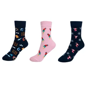 جوراب ساق بلند زنانه مدل W10 مجموعه 3 عددی