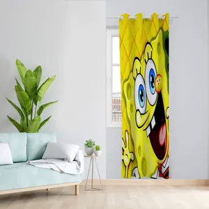  پرده مدل باب اسفنجی مخمل پانچی کد 910 سایز 140x280 سانتی متر