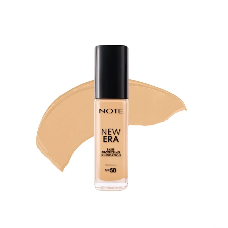 کرم پودر مایع SPF 50 نوت مدل New Era شماره 140 مناسب برای انواع پوست حجم 30 میلی لیتر